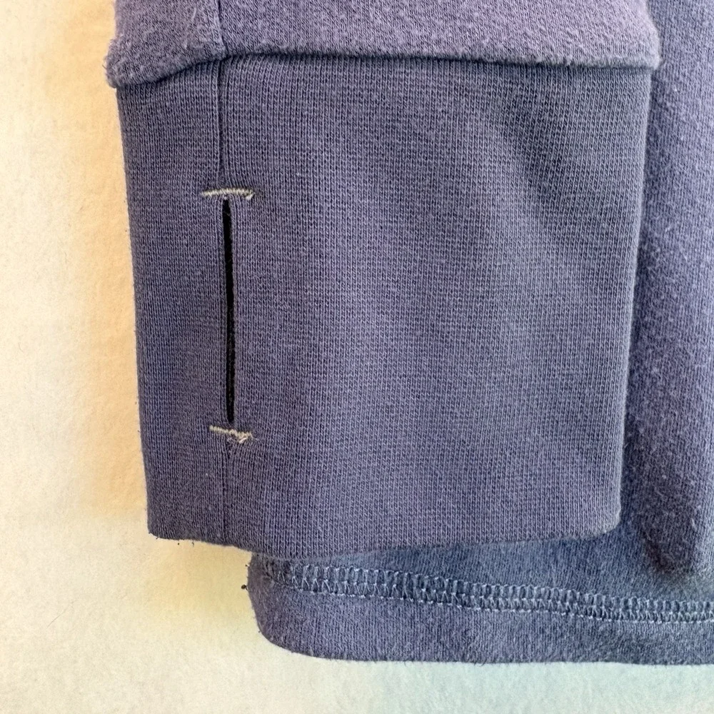 Free Fly Performance Bamboo Pullover Womens Large Blue Snap Collar Shirt